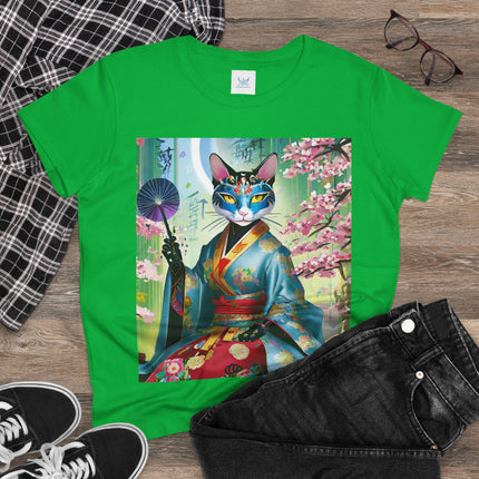 Cyberpunk Geisha Cotton Tee