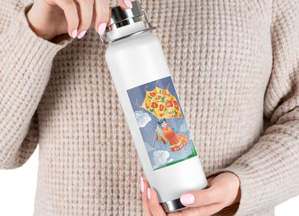 Flight of Blossoms Copper Vacuum Insulated Bottle, 22oz