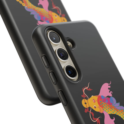 Golden Koi Phone Case – Lucky Swim & Vibrant Fortune