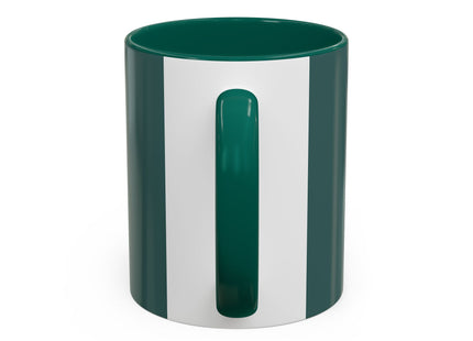 Candy Cane Timekeeper Bunny Colorful Mugs (11oz, 15oz)