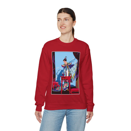 A Visual Journey by Umberto Brunelleschi Women's Heavy Blend™ Crewneck Sweatshirt