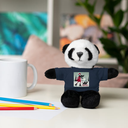 Red Sled & Curious Cats Stuffed Animals with Tee