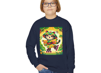 Firefly Dance on Wheels Youth Crewneck Sweatshirt