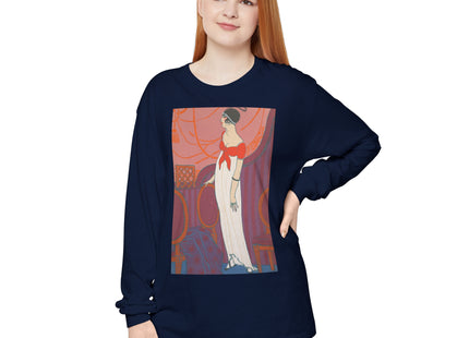L’Entracte by Georges Lepape Garment-dyed Long Sleeve T-Shirt