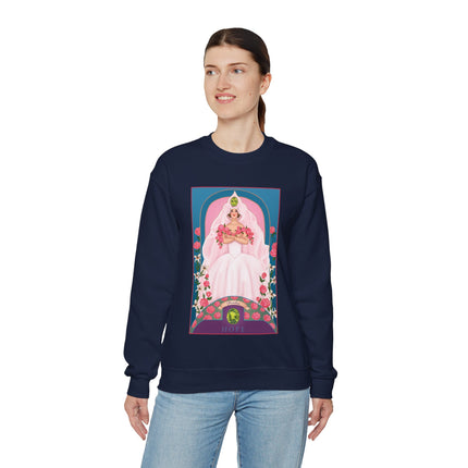 August & Peridot (from the Gem Series) by Sofia Chiostri Unisex Heavy Blend™ Crewneck Sweatshirt