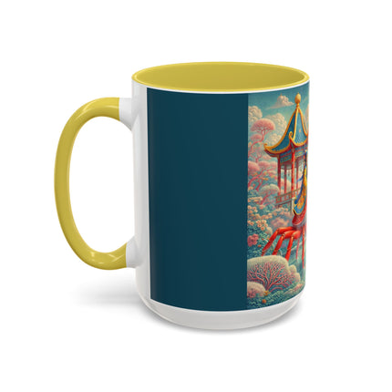 The Celestial Crab Navigator Colorful Mugs (11oz, 15oz)