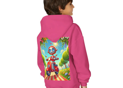 The Traveling Robot Youth Heavy Blend Hooded Sweatshirt