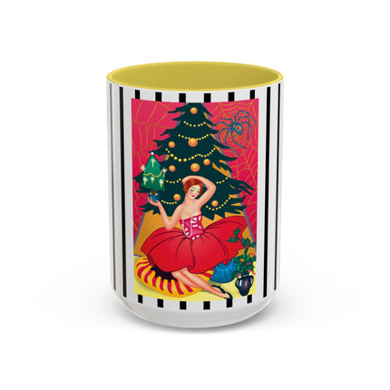 Art Deco Christmas Enchantment Colorful Mugs (11oz, 15oz)