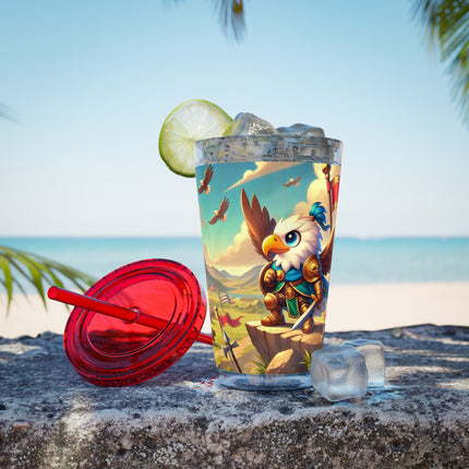 Watchful Guardian Sunsplash Tumbler with Straw, 16oz