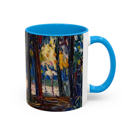 In the Park of St. Cloud by Wassily Kandinsky Colorful Mugs (11oz, 15oz)