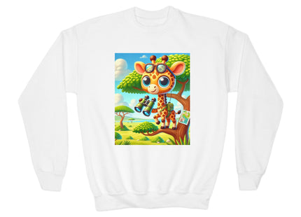 Giraffe Lookout Youth Crewneck Sweatshirt