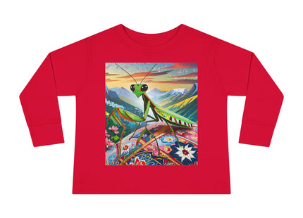 The Joyful Mantis Toddler Long Sleeve Tee