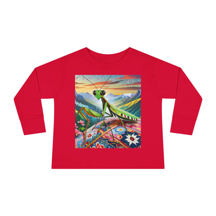 The Joyful Mantis Toddler Long Sleeve Tee