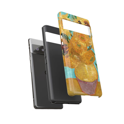 Vase with Twelve Sunflowers by Vincent Van Gogh Phone Cases