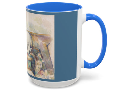 The Three Skulls by Paul Cézanne Colorful Mugs (11oz, 15oz)