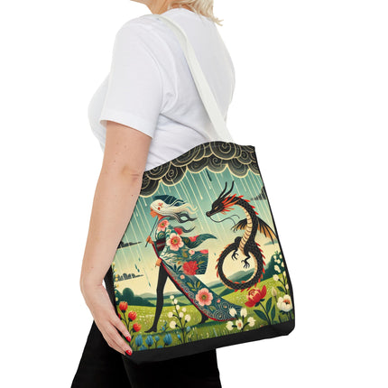 The Dragon Fairy’s Stride Tote Bag – Grace, Strength & Mythic Adventure
