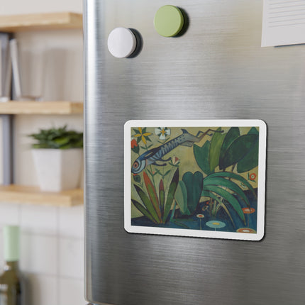 The Leap of the Rabbit by Amadeo de Souza-Cardoso Die-Cut Magnets (5 Sizes)