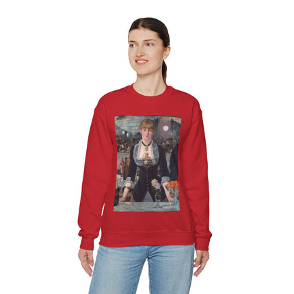 A Bar at the Folies-Bergère by Edouard Manet Heavy Blend™ Crewneck Sweatshirt