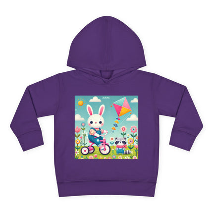Breezy Meadow Ride Toddler Pullover Fleece Hoodie