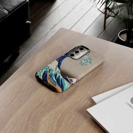 The Great Wave off Kanagawa by Katsushika Hokusai Phone Cases