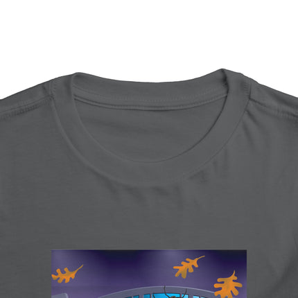 Whimsical Halloween Mischief Toddler Short Sleeve Tee