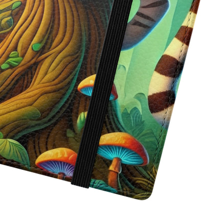 🐅🌿 Silent Stripes Flip Case – Stealth, Grace & Enchanted Forest