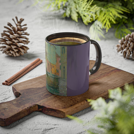 La Fontaine, Saint-Paul De Vence by Henri Le Sidaner Colorful Mug