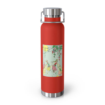 Moonlit Dance of Enchanting Fairies Copper Vacuum Insulated Bottle, 22 oz