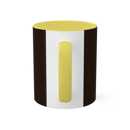 Basket of Grapes and a Pomegranate on a Table by Jacob van Hulsdonck Colorful Mugs, 11oz