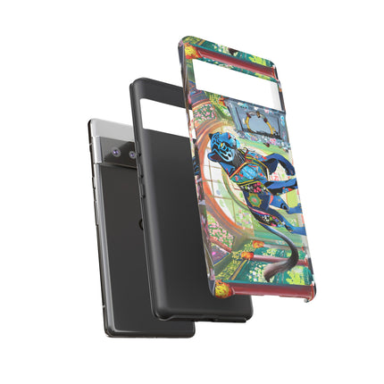 Cyber Panther's Hunt Phone Cases