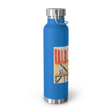 Maquettes de Théatre 4 by Alexandra Exter Copper Vacuum Insulated Bottle, 22oz