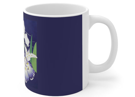 Irises by Kogyo Tsukioka Ceramic Mug 11oz