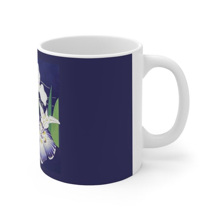 Irises by Kogyo Tsukioka Ceramic Mug 11oz
