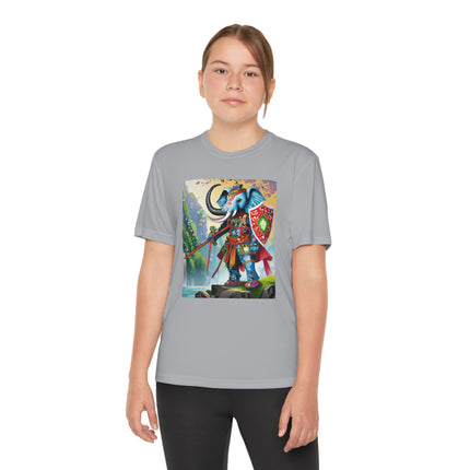 Cyberpunk Elephant Youth Competitor Tee