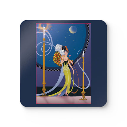 Smoke and Secrets Corkwood Coaster Set