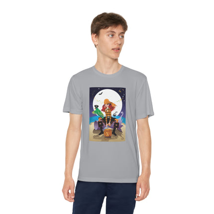 Moonlit Pirate Halloween Youth Competitor Tee