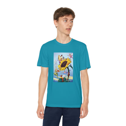 Sunflower Fairies by Margaret Tarrant Youth Competitor Tee – Golden Garden Magic & Storybook Wonder
