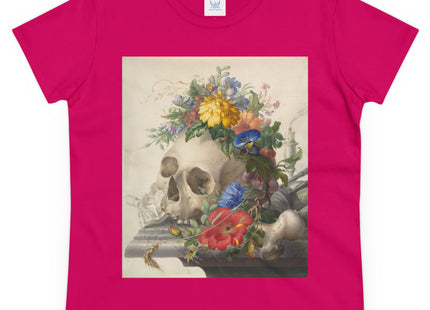 Vanitas Still Life by Herman Henstenburgh Women's Midweight Cotton Tee