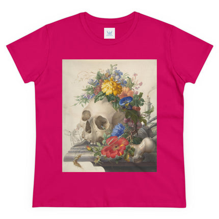 Vanitas Still Life by Herman Henstenburgh Women's Midweight Cotton Tee