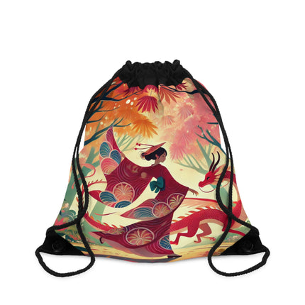 The Dragon Fairy’s Dance Drawstring Bag