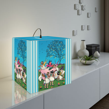 Enchanted Easter Gathering Light Cube Lamp