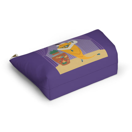 Golden Robe Cosmetic Bag – Elegant Drama & Timeless Sophistication