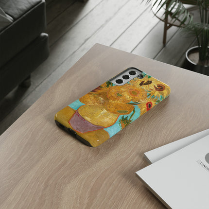 Vase with Twelve Sunflowers by Vincent Van Gogh Phone Cases