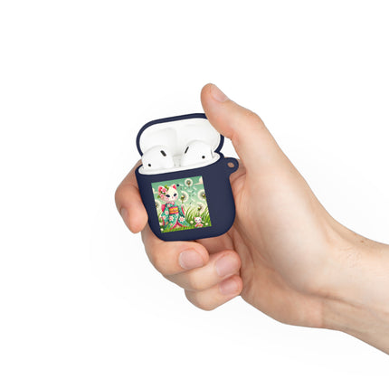Geisha Kitten and the Dandelion Wish AirPods and AirPods Pro Case