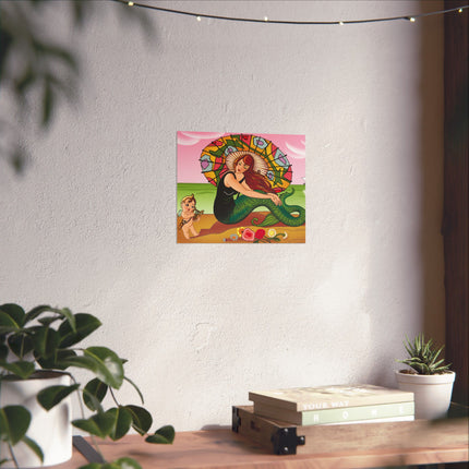Siren Serenade Premium Matte horizontal posters