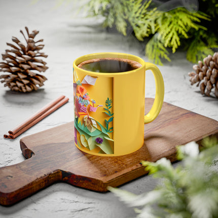 Origami Bicycle Colorful Mugs (11oz, 15oz)