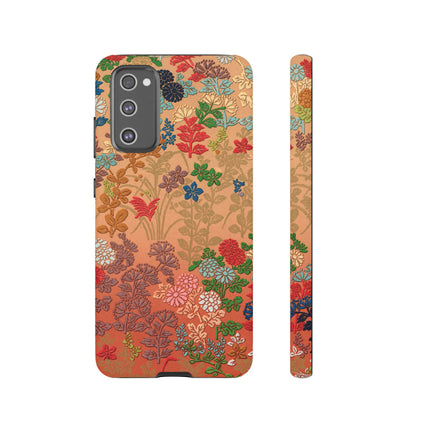 Ornamental Japanese Flower Pattern Phone Cases