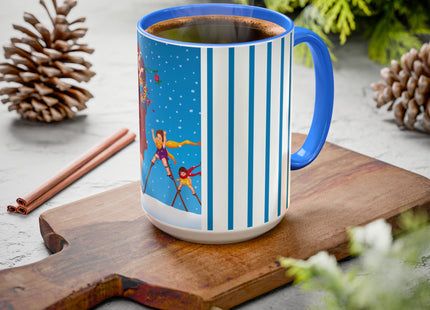 Snowfall & Couture Colorful Mugs (11oz, 15oz)