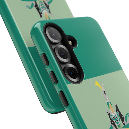 Peacock Dancer Phone Case – Opulent Glamour & Theatrical Elegance