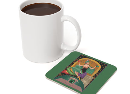Taurus Zodiac Design – May & Emerald | Cork Back Coaster
